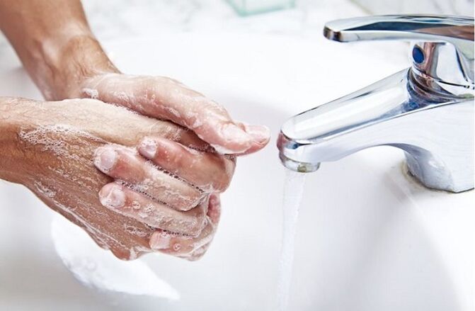 洗手以防止寄生虫感染